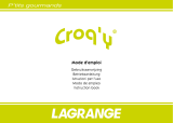 LAGRANGE Croq'y Manual de usuario