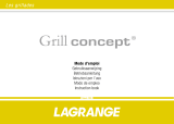 LAGRANGE Barbecue Grill Concept® de table Manual de usuario