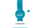 LAGRANGE Glaces Créativ'® Turbine à Glace Manual de usuario