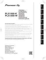 Pioneer PLX-500-K Manual de usuario