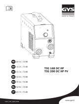 GYS TIG 168 DC El manual del propietario