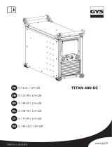 GYS TIG TITAN 400 DC TRI El manual del propietario