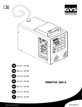GYS ORBITIG 200A POWER SOURCE El manual del propietario