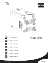 GYS TIG 220 AC/DC HF FV El manual del propietario