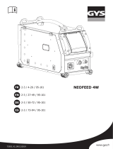 GYS WIRE FEEDER AIR/WATER NEOFEED-4W El manual del propietario