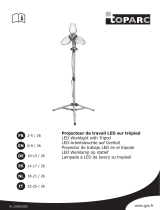 GYS TRIPOD LAMP 1800L El manual del propietario