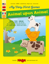 Haba 4778 Meine ersten Spiele Tier auf Tier El manual del propietario