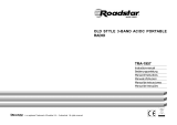 Roadstar TRA-1957-BK El manual del propietario