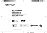 Kenwood KDC-X7200DAB El manual del propietario