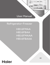 Haier HB16FBAA Manual de usuario