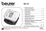 Beurer BC 57 El manual del propietario