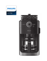 Philips GRIND & BREW HD7768/90 El manual del propietario
