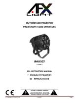 afx light IPAR507 El manual del propietario