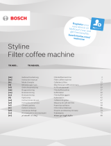 Bosch Styline TKA8A05 Serie Guía del usuario