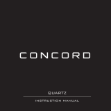 CONCORD Quartz Manual de usuario