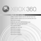 Microsoft Xbox 360 VGA HD AV Cable Guía del usuario