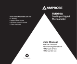 Amprobe TMD90A Dual Input Digital Thermometer Manual de usuario