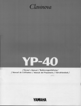 Yamaha YP-40 El manual del propietario