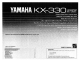 Yamaha KX-330 El manual del propietario