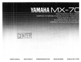 Yamaha MX-70 El manual del propietario