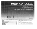Yamaha AX-900 El manual del propietario