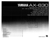 Yamaha AX-630 El manual del propietario