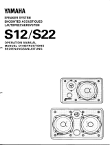 Yamaha S12 El manual del propietario