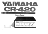Yamaha CR-420 Manual de usuario