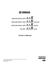 Yamaha AD8 Manual de usuario