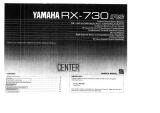 Yamaha RX-730 El manual del propietario