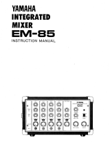 Yamaha EM-85 El manual del propietario