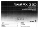 Yamaha RX-330 El manual del propietario