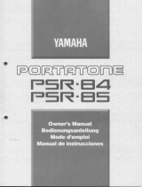 Yamaha PSR-84 El manual del propietario