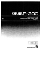 Yamaha RX-300 El manual del propietario