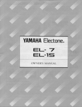 Yamaha EL-7 El manual del propietario