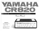 Yamaha CR-820 El manual del propietario