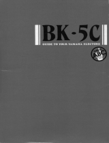 Yamaha BK-5C El manual del propietario