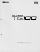Yamaha TG100 El manual del propietario