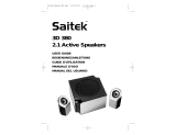 Saitek 3D 380 2.1 Active Speakers Manual de usuario
