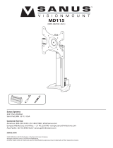 Sanus VisionMount MD115 Manual de usuario