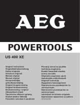 AEG US 400 XE El manual del propietario