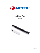 AIPTEK MyNote Pen El manual del propietario