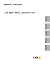 Axis T8604 El manual del propietario