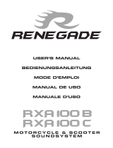 Renegade RXA100C Manual de usuario