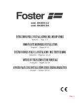 Foster Dissipatore 375 W Manual de usuario