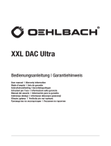 OEHLBACH XXL DAC Ultra Manual de usuario