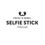 Fresh 'n Rebel Wireless Selfie Stick Manual de usuario
