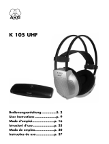 AKG K 105 UHF Manual de usuario