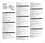 Casio DX-12S Manual de usuario