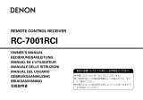 Denon RC-7001RCI Manual de usuario